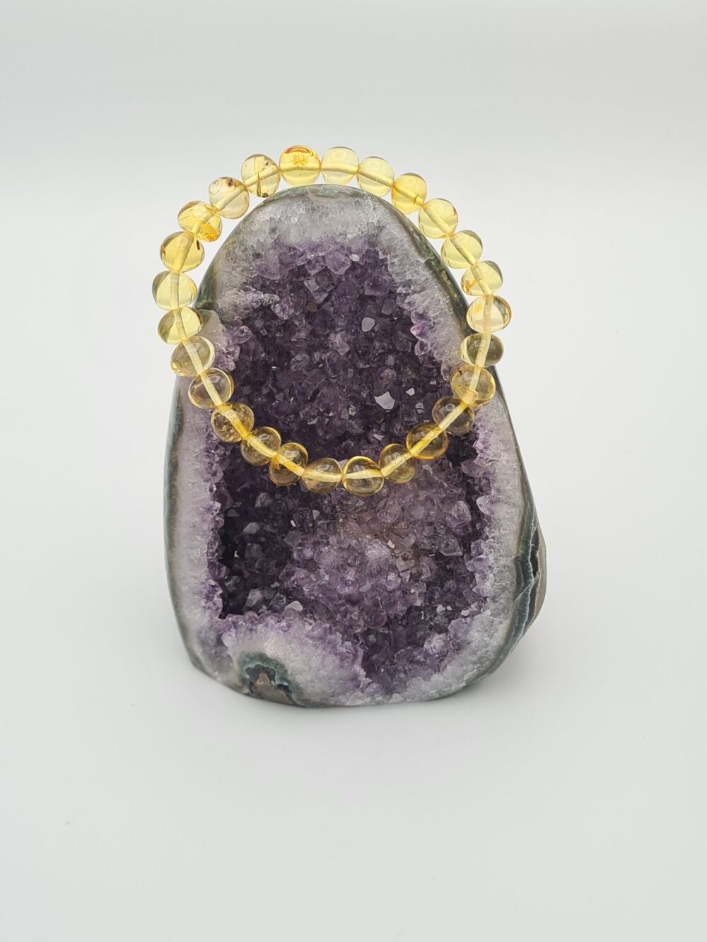 Bracelet Ambre Baltique Jaune