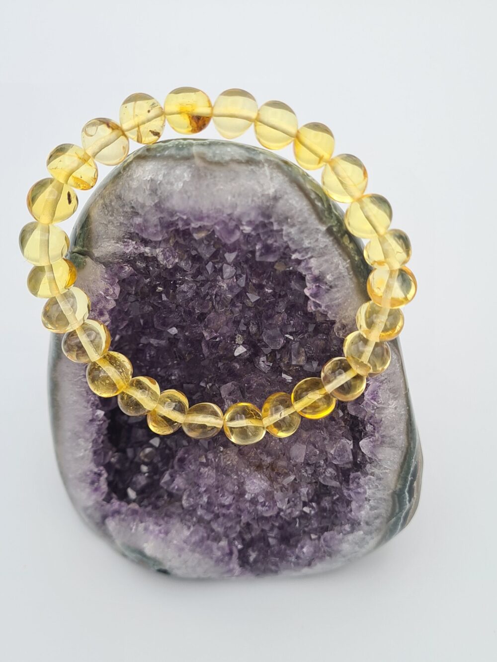 Bracelet Ambre Baltique Jaune – Image 2