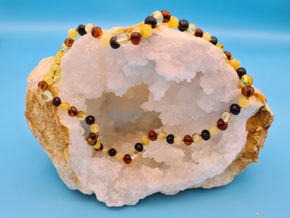 Collier Ambre Multicolore