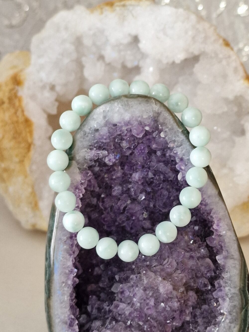 Bracelet Angélite verte – Image 2