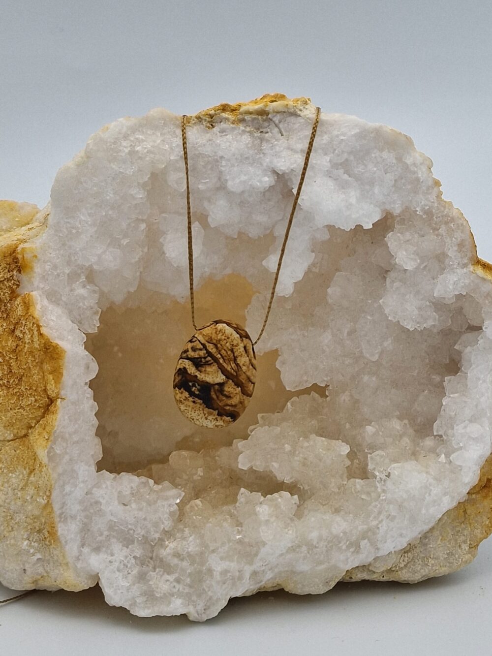 Pendentif Jaspe Paysage