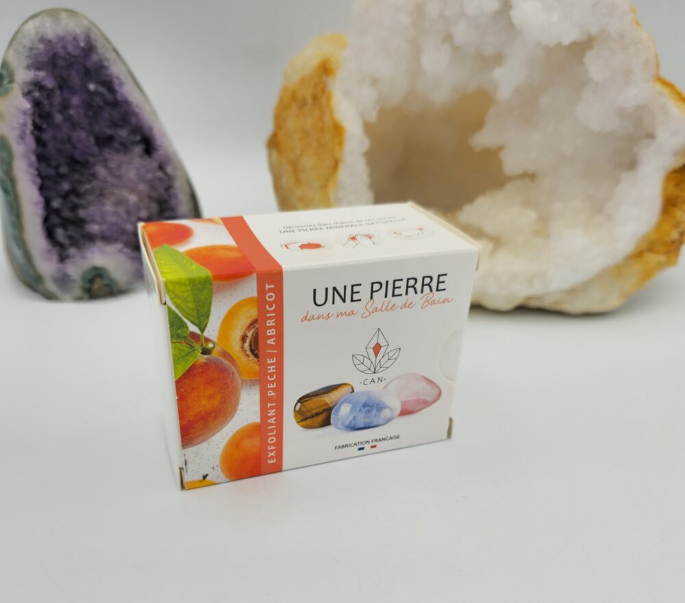 Savon exfoliant pêche abricot