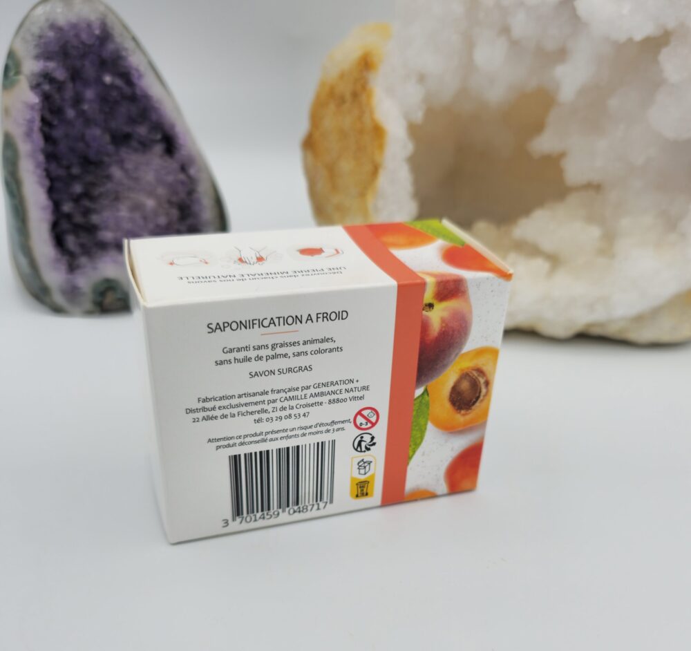 Savon exfoliant pêche abricot – Image 2