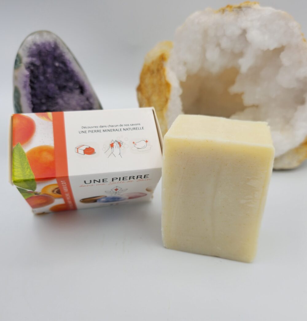 Savon exfoliant pêche abricot