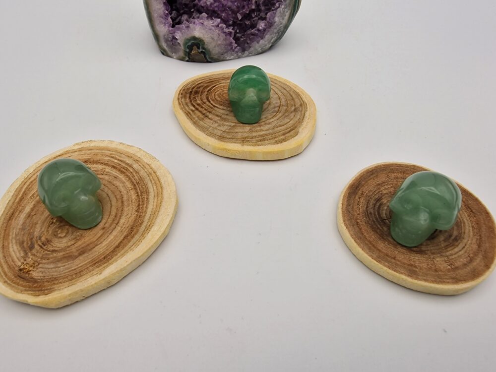 Crâne Aventurine verte